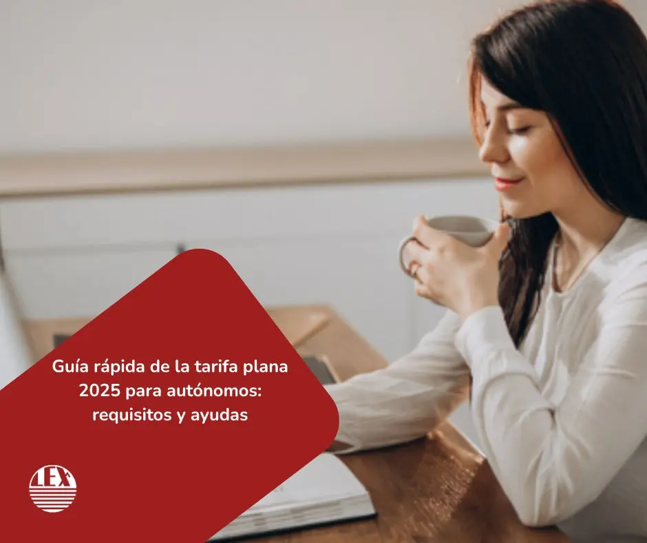 Tabla comparativa con ahorro de la tarifa plana 2025 para autónomos frente a la cuota normal
